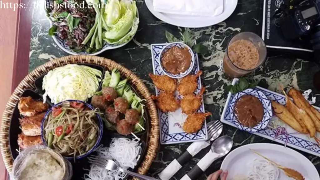 Appetizer of thai hut restaurant